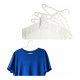 Cabide Adulto Kit 10 Branco Resistente Casaco Loja Luxo