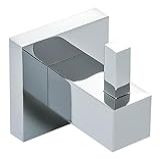 Cabide Cromado Simples Gancho - Metal Suporte Porta Toalhas