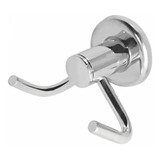 Cabide Gancho Duplo Inox Porta Toalha Banheiro Lavabo