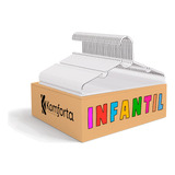 Cabide Infantil Acrilico Kit 50 Transparente