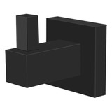 Cabide Metal Black Fosco Inox Porta
