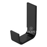 Cabide Para Banheiro Preto Fosco Para Pendurar Objetos