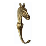 Cabide Parede Bronze Maciço Rosto De Cavalo