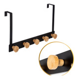 Cabide Porta Suporte Toalheiro Pendurador Toalha 5 Ganchos