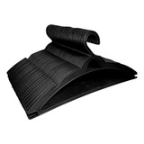 Cabide Preto Paranoia Produtiva Kit 50 Unidades Plastico Atacado Adulto Organizador De Roupa Slim Ultrafino Com Gancho E Cavidade Paranoia Produtiva Achatado Preto