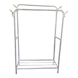 Cabideiro Arara Armário Roupa Duplo Closet Quarto Sapateiro