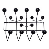 Cabideiro Eames Hang It All Design Preto E Colorido
