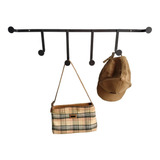cabideiro estilo industrial decorativo ferro preto