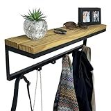 Cabideiro Strassis Design SD 5005 Metal E Madeira Cor Preto