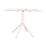Cabilock 1 Unidade Escorredor De Macarrão Suporte Dobrável Para Macarrão Secador De Macarrão Pendurado Suporte Para Macarrão Cabide De Macarrão Tagliatelle Dobrar Massa Branco Abdômen