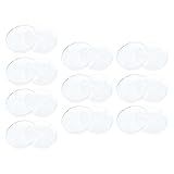 Cabilock 10 Pcs Prato De Cultura Celular Placas De Petri Suprimentos Para Plantas Placa De Petri De Cultura Celular Kit De Teste De Molde Placa De Petri Experimental Plástico Vidro Suíte