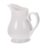 Cabilock Desnatadeira Branca Punho Café Leite Creamer Desnatadeira De Leite Xícara De Leite Café Desnatadeira Servindo Pitcher Xicaras Branca Para Cafe