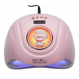 Cabine Led Uv Sun S8 Pro 268w 57 Leds Decorada Profissional Cor Rosa 110v 220v