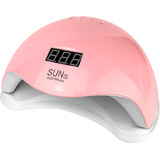 Cabine Sun5 Led Uv 48w Digital Sensor Estufa Unhas Rosa 110v 220v