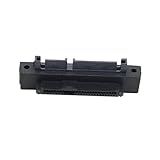 Cablecc SFF-8482 SAS 22 Pinos De ângulo Reto 90 Graus Para 7 Pinos - Adaptador De Disco Rígido SATA De 15 Pinos