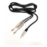 Cabo 2 P10 Mono X P2 Stereo Mxt Profissional Ouro 1 8 Metros
