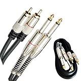 Cabo 2 Rca X 2 P10 Mono 2 Metros Chip Sce - 018-8057