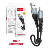 Cabo 25cm Hoco Carregador Cabo Curto Turbo Android Para Power Bank Notebook Ultrabook Macbook Turbo Hoco X38 Preto Tipo c Tipoc Type c Typec Com Entrada Usb Saída Tipo c Usb c Type c Typec