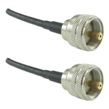 Cabo 5 Metros Rg 58 Uhf Macho Pl259 X Uhf Macho Pl259