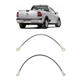Cabo Aço Tampa Traseira Vw Saveiro G5 G6 G7 2009 A 2020 Par