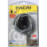 Cabo Aço Trava Segurança Anti Furto Cpu Monitor Computador