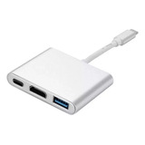 Cabo Adap Usb 3 1 Tipo C Thunderbolt 3 0 X Hdmi Usb 3 Tipo C