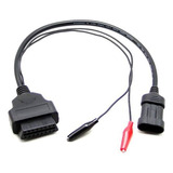 Cabo Adaptador 3 Pinos Fiat Obd Automotivo Obd2 16 Pinos