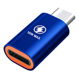 Cabo Adaptador 30w Otg Para Lightning Fêmea X Usb c Macho