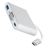 Cabo Adaptador Conversor Tipo c 3 1 Para Vga 3x1
