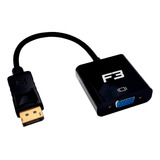 Cabo Adaptador Conversor Vídeo Displayport Para Vga Hp Dell