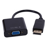 Cabo Adaptador Conversor Vídeo Displayport Para Vga