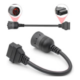 Cabo Adaptador Cummins 9 Pinos Para Obd2 Autocom Insite