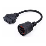 Cabo Adaptador Cummins 9 Pinos Para Obd2 Autocom Pe