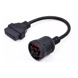 Cabo Adaptador Cummins 9 Pinos Para Obd2 Autocom