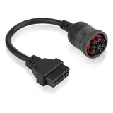 Cabo Adaptador Cummins 9 Pinos Para Obd2 Obdii J1939 Ac85