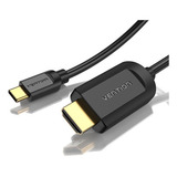 Cabo Adaptador De Vídeo Vention Tipo C Para Hdmi 4k 2m