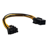 Cabo Adaptador Energia 6 Pinos P 6 Pinos Placa De Vídeo Pci