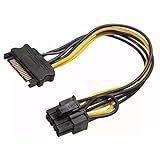 Cabo Adaptador Energia Alimentação Sata Macho Para PCI E Pci Express 8 Pinos 6 2 Fonte GPU Placa De Vídeo GPU