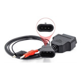 Cabo Adaptador Fiat 3 Pinos obd2 16 Pinos Lancia Alfa Romeo