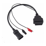 Cabo Adaptador Fiat 3 Pinos Obd2 16 Pinos Obd2 Scanner
