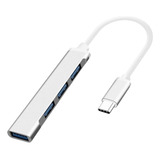 Cabo Adaptador Hub Tipo c 4 Portas Usb 3 0 Teclado Mouse