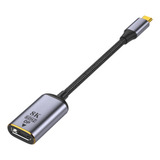 Cabo Adaptador Hub Usb c Para Displayport 8k 60hz