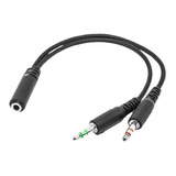 Cabo Adaptador Jack P2 4c P3 P 2 P2 Spliter Fone Microfone