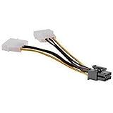 Cabo Adaptador Molex PCI Express 6 Pinos Para Placa De Video