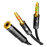 Cabo Adaptador P3 p2 Combo p Fone E Microfone Headset Premim