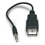 Cabo Adaptador Plug P2 X Usb Femea Pendrive Som Carro 15cm