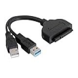 Cabo Adaptador SATA Ssd HD 2 5 E 3 5 Para USB 3 0