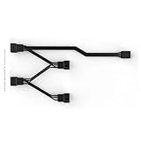 CABO ADAPTADOR SPLITTER PARA FANS PWM 1 ENTRADA 4 SAÍDAS PCYES SPTPWM4PCY PCYES