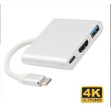 Cabo Adaptador Type c 3 Em 1 Usb c Hdmi Usb 3 1 Macbook 118
