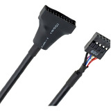 Cabo Adaptador Usb 2 0 P 3 0 Conversor 9 20 Pinos Gabinete
